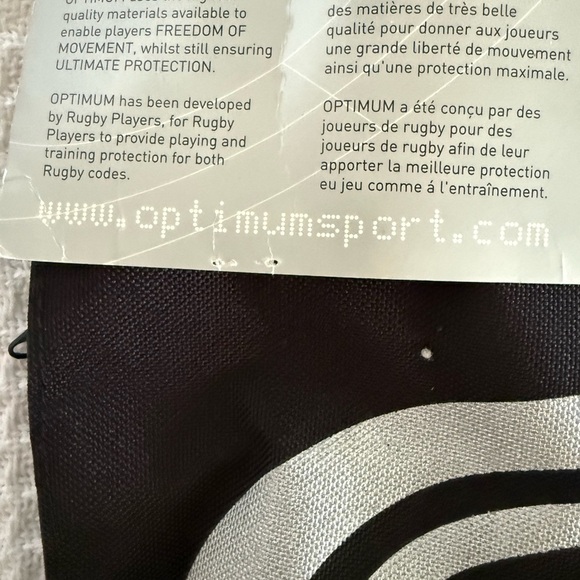 Men’s - NWT - Optimum Rugby Black top - Picture 3 of 4